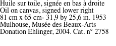 Huile sur toile, sign�e en