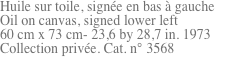 Huile sur toile, sign�e en